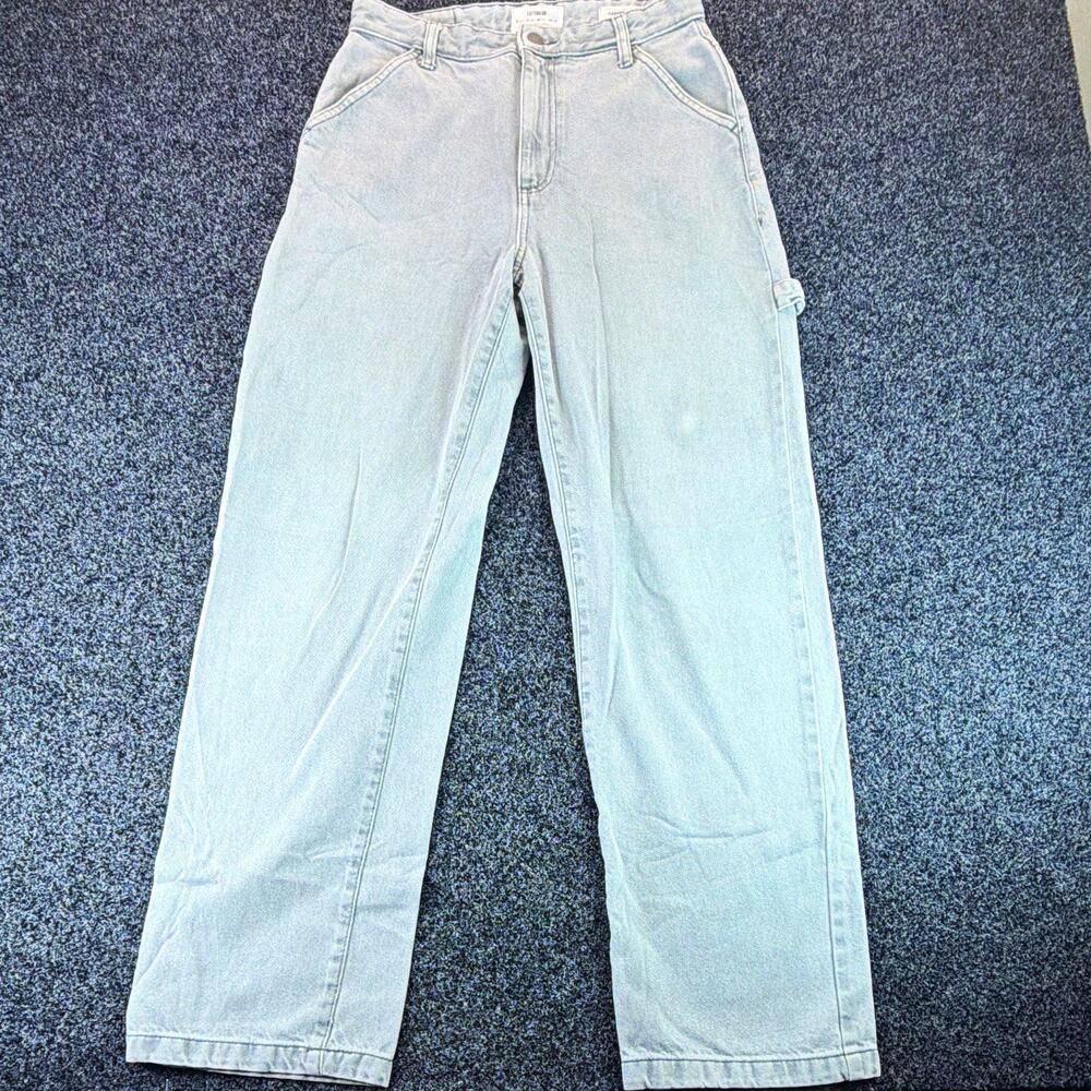 Cotton On Women’s Light Wash Blue Straight Leg Mid Rise 5-Pocket Jeans 6